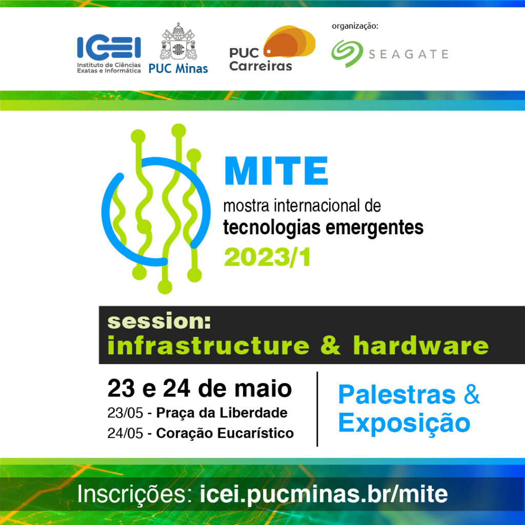 Mostra Internacional de Tecnologias Emergentes acontece na PUC Minas Praça da Liberdade e PUC Minas Coração Eucarístico.